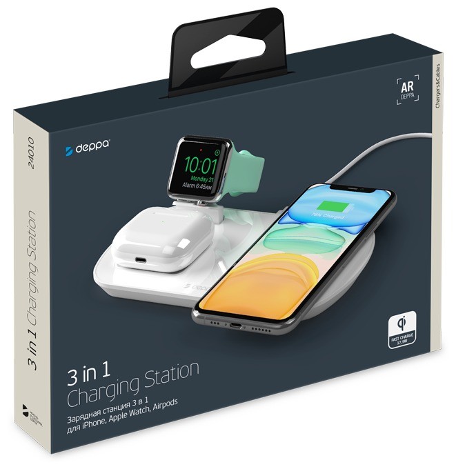 �������� ��� ������� ������������ Apple Watch / iPhone / AirPods 3-�-1, 17,5 ��