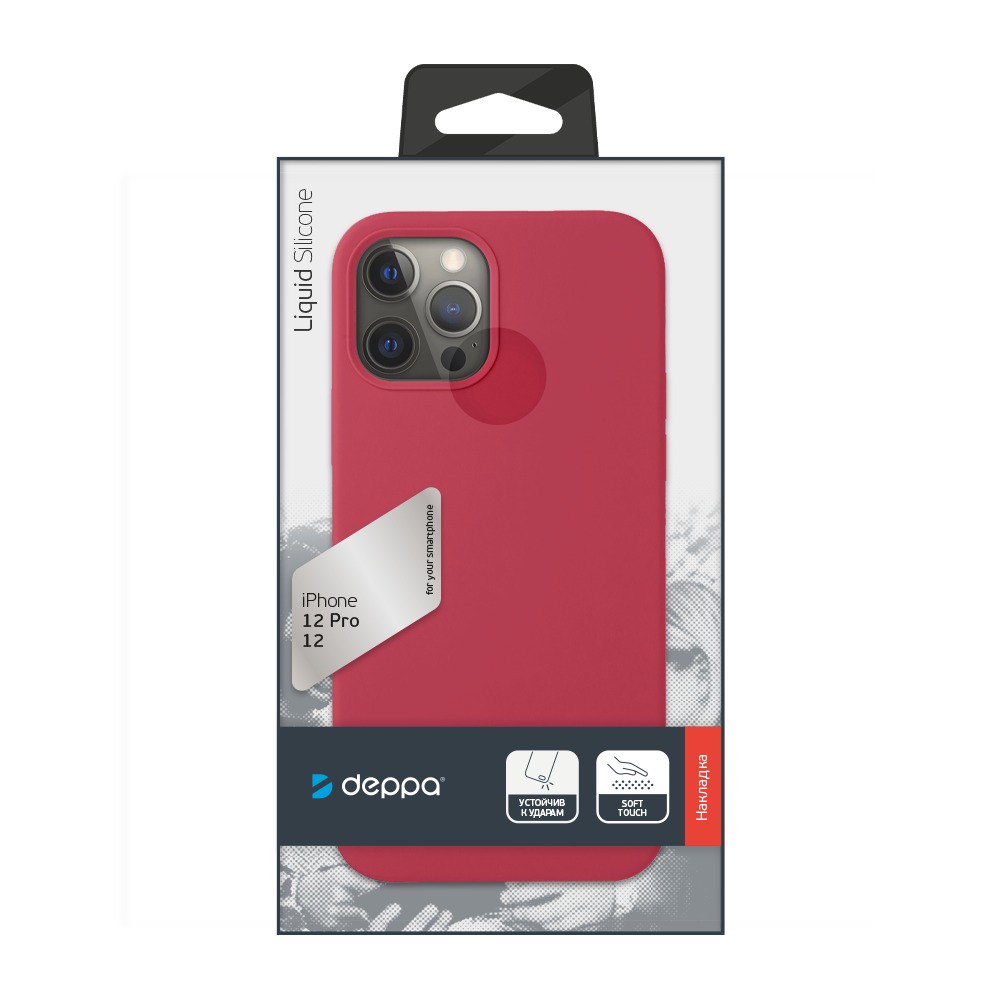 ����� Liquid Silicone ��� Apple iPhone 12 Pro/12, �������, ������, Deppa