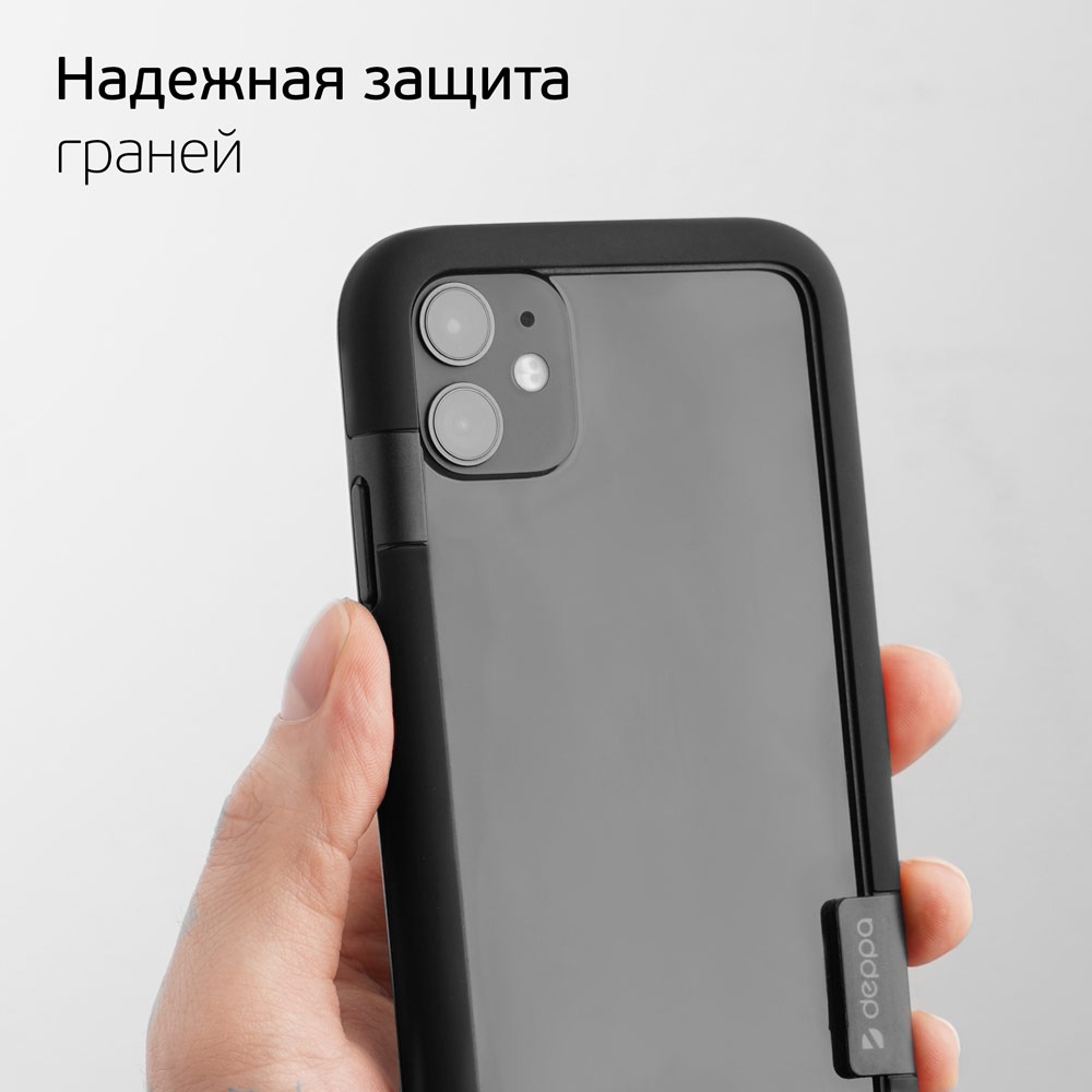 Бампер защитный Soft Bumper для Apple iPhone 11, Deppa