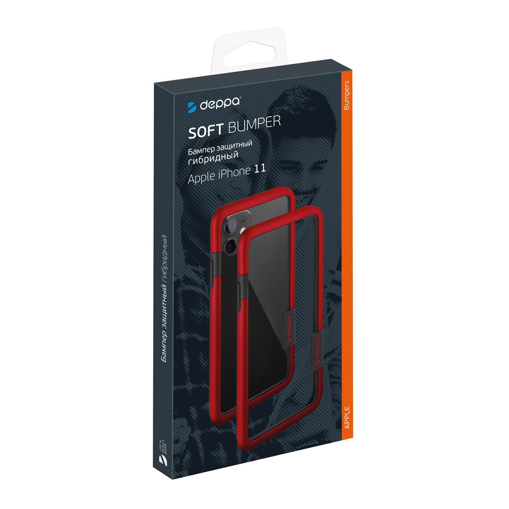 ������ �������� Soft Bumper ��� Apple iPhone 11, Deppa