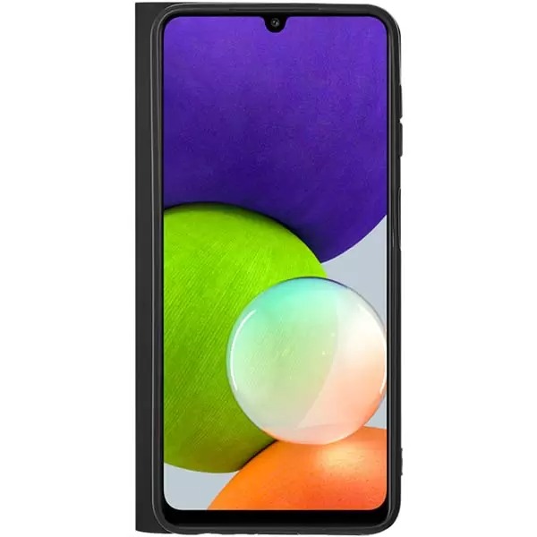 Чехол с боковым замком Book Cover SL для Samsung Galaxy A73, черный, PET синий, Deppa