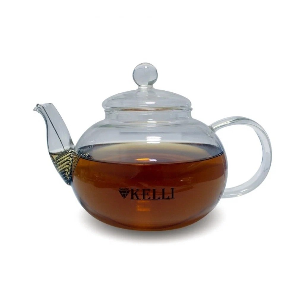 KL-3077 Стеклянный заварник 0.8л. Kelli