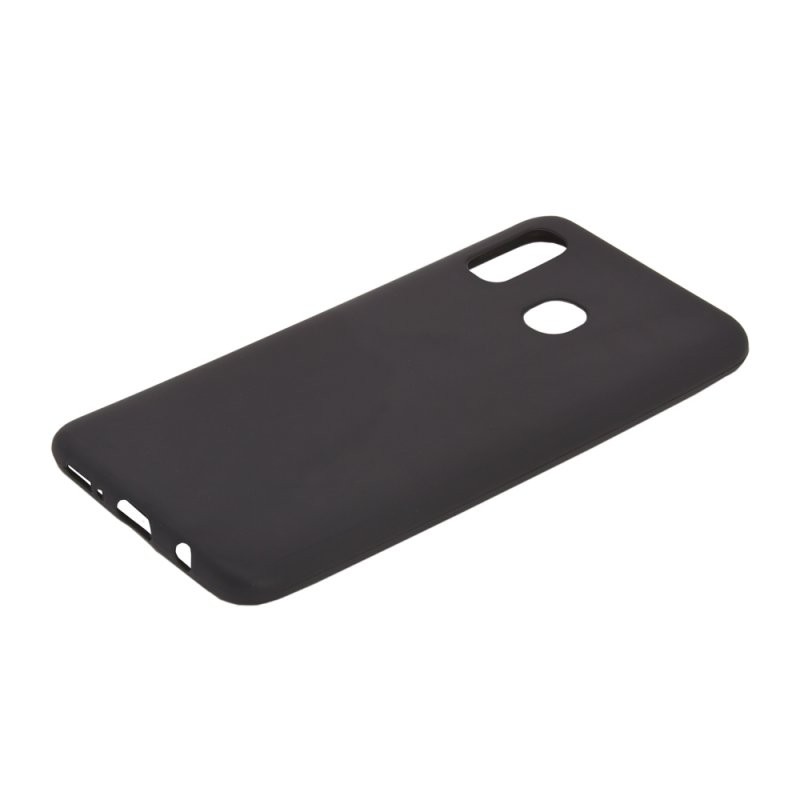 Силиконовый чехол В«LPВ» для Samsung Galaxy A20/A30 TPU (черный непрозрачный) европакет