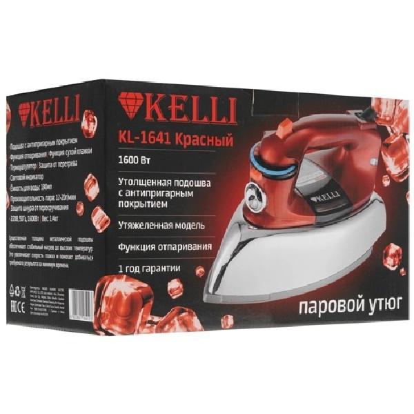 Утюг паровой Красный KELLI KL-1641К