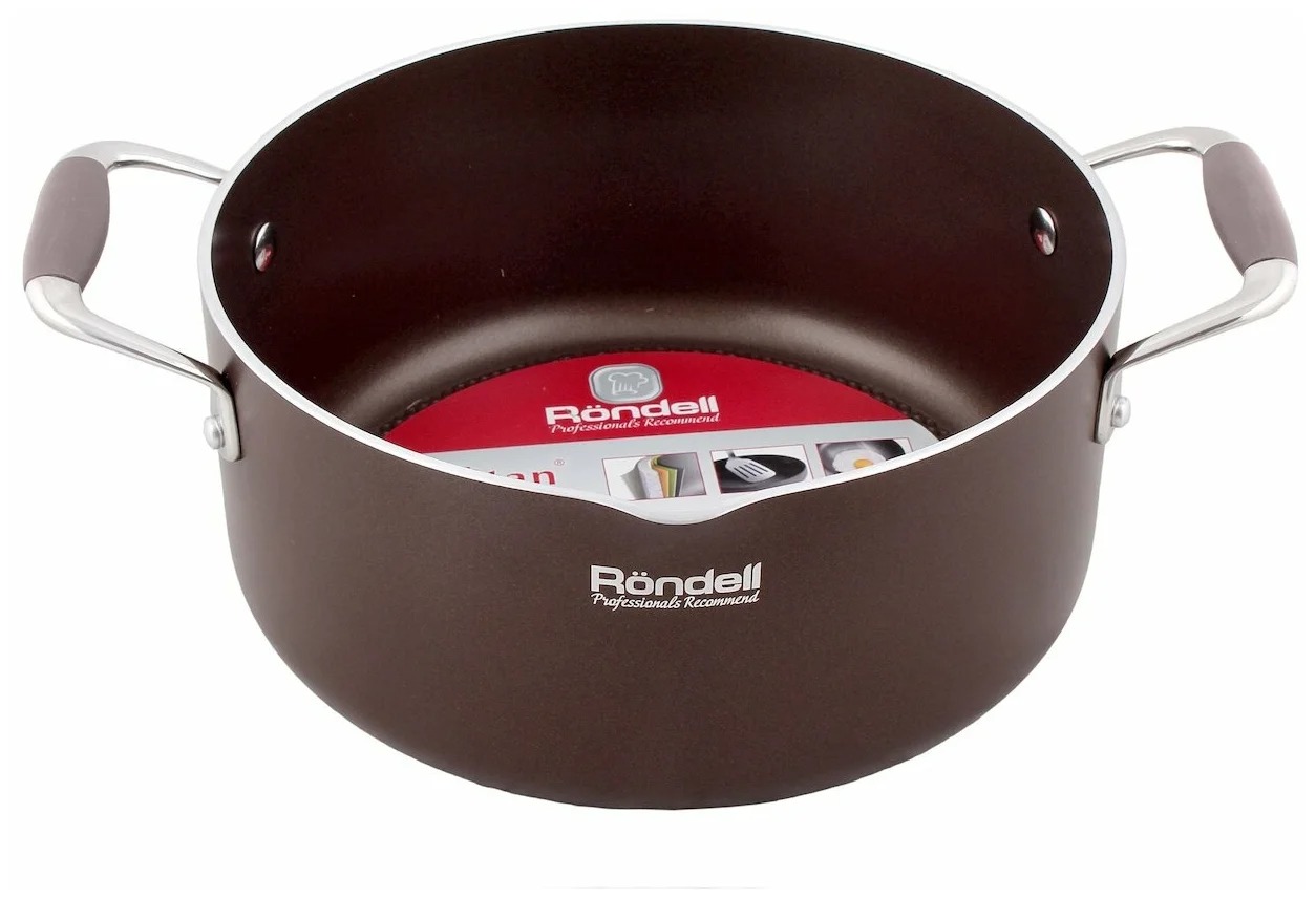 929 Кастрюля с/кр 20 см 2 л Mocaccino Professional Rondell (BN)