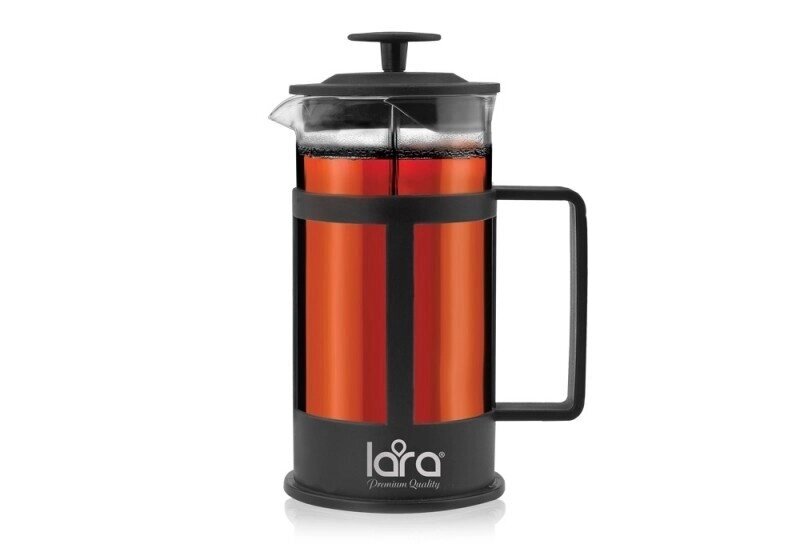Френч-пресс LARA LR06-37 800мл, закаленное стекло, нержавеющая сталь